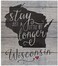 Kindred Hearts 12"x13.5" Wisconsin State Slogan Pallet Board Wall Art, Multi Color
