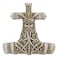 Ebros Gift North Mythology Son of Odin Thor Hammer Wall Decor Viking God Thor Bone Mjolnir Wall Decor Plaque Thunder Deity Ragnarok Prose Edda Avatar Figurine Collectible