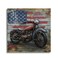 Sazzad Handmade 3D Metal Motorcycle Wall Art - Unique Motorbike Wall Sculpture for Stylish Living Room, Bedroom, and Kitchen Decor - 24"x24