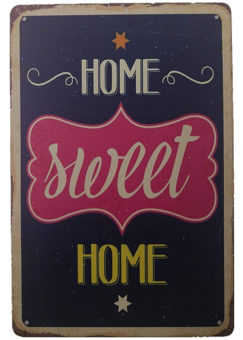 AIQIBAO Metal Vintage Tin Sign Decor Home Sweet for Bar Pub Shop Funny Retro Wall Art 12&quot; X 8