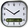 ADCB Clear Time Day-Date Wall Clock- White