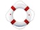 Hampton Nautical Lifering, 20", Red