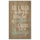 Stratton Home Decor SHD0254 Coffee and Blessings Wall Art, 8.00 W X 0.50 D X 14.00 H, Brown