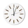 VinMea Decorative Wall Clock Silent Non Ticking Laundry Room Clothespins Home Decor Wall Clock Round 12 Inches