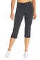 Marika Women's Zoey Tummy Control Capris, Heather Charcoal, Small