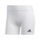 adidas womens Techfit Volleyball Shorts Tights, White/Black, Large US