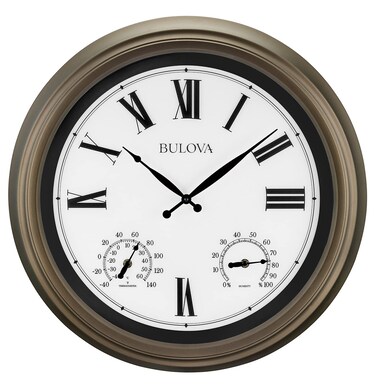 Bulova Clocks Model C4886 Vineyard, Bronze
