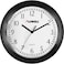 Lorell Wall Clock with Arabic Numerals, 9-Inch, White Dial/Black Frame