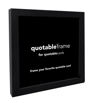 QUOTABLE Cards Frame Black 5 in X 5 in, 1 EA