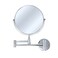 Rucci Normal View Swivel Arm Wall-Mounted Mirror, Silver, 7X