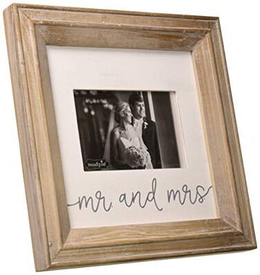 Mud Pie Mrs. Picture Frame, Brown