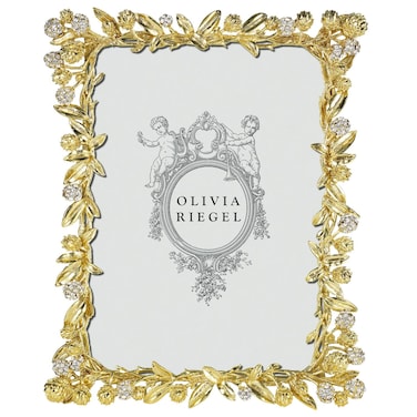 Cornelia Gold Austrian Crystal 5x7 Frame by Olivia Riegel - 5x7