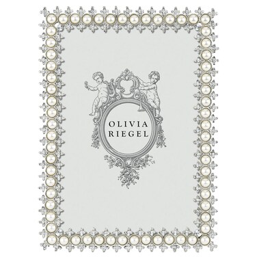 Olivia Riegel Crystal &amp; Pearl 5" x 7" Frame