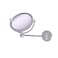 Allied Brass WM-5D/4X-SCH 8 Inch Wall Mounted 4X Magnification Make-Up Mirror, Satin Chrome
