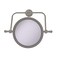 Allied Brass RDM-4/4X Retro Dot Collection Wall Mounted Swivel 8 Inch Diameter with 4X Magnification Make-Up Mirror, Satin Nickel