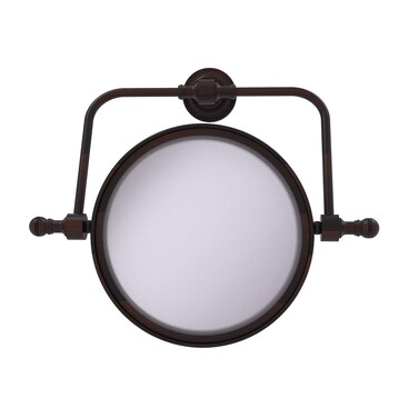 Allied Brass RDM-4/4X Retro Dot Collection Wall Mounted Swivel 8 Inch Diameter with 4X Magnification Make-Up Mirror, Venetian Bronze
