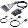 HDMI to Component Converter Cable with HDMI and Component Cables, 1080P HDMI to YPbPr Converter, HDMI in Component Out Converter for DVD/STB/PS3/PS4 with HDMI Output
