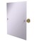 Allied Brass Frameless Rectangular Tilt Beveled Edge Wall Mirror, Unlacquered Brass