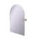 Allied Brass DT-94 Frameless Arched Top Tilt Beveled Edge Wall Mirror, Polished Brass