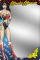 Mirror Magnetic Locker WONDER WOMAN Standing Pose 6.5 x 5.5 Inches