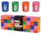 ban.do Set of 4 Scented Votive Candles, Crayon Inspired Small Candles in Decorative Jars, Assorted Colored Glass Candle Holders, 2.5oz Soy Wax Candles with Single Wick, Color Me Happy