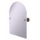 Allied Brass PR-94 Frameless Arched Top Tilt Beveled Edge Wall Mirror, Antique Brass