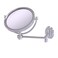 Allied Brass WM-6D/4X-SCH 8 Inch Wall Mounted Extending 4X Magnification with Dotted Accent Make-Up Mirror, Satin Chrome