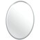 Gatco 1821 Flush Mount Framed Oval Mirror Chrome, 33 H x 25 W
