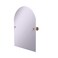 Allied Brass DT-94 Frameless Arched Top Tilt Beveled Edge Wall Mirror, Brushed Bronze