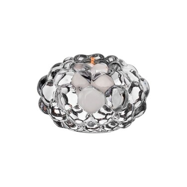 Orrefors Raspberry Votive