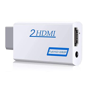 YAFIYGI Converter Adapter Connect 1080p 720p Output Video 3.5mm Audio Compatible with U HDTV Monitor Supports All Display Modes