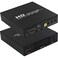 SCART to HDTV, Scart Converter Video Audio Box, HD Video Converter Scart to HDTV Adapter with PAL/NTSC Video Scaler, 1080P/720P Support HDTV, 3.5mm Coaxial Audio Out for TV and DVD Player
