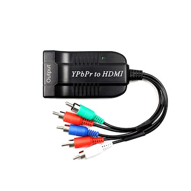 YPbPr to HDMI Converter Adapter, Component to HDMI, 5RCA RGB YPbPr to HDMI Converter Supports 1080P Video Audio Converter Adapter for DVD PSP Xbox 360 PS2 Nintendo to HDTV Monitor or Projector