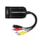 Wiistar Male AV CVBS Female SVIDEO to Female HDMI Audio Video Converter 1080P Composite Adapter for Blu-ray DVD HDTV