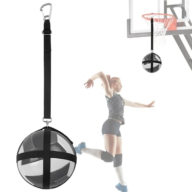 AzReference Volleyball Spike Trainer -Solo Serve Trainer-Volleyball Attack Trainer-Training System Improves Serving, Jumping, Arm Swing Mechanics and Spiking Power