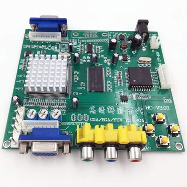 BLEE Arcade Game RGB CGA EGA YUV to VGA HD Video Converter Board 1 VGA Single Output for CRT LCD PDP Monitor