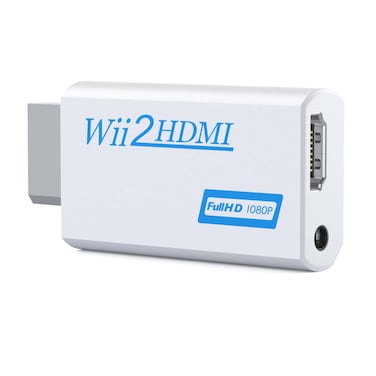 Rybozen Wii to HDMI Converter, Wii HDMI Adapter 1080P, Output Video Audio HDMI Converter with 3.5mm Audio Jack&amp;HDMI Output Supports All Wii Display Modes 720P NTSC Compatible with Wii, Wii U, HDTV