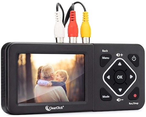 ClearClick Video to Digital Converter 2.0 (Second Generation) - Record Video from VCR&#39;s, VHS Tapes, AV, RCA, Hi8, Camcorder, DVD, Gaming Systems