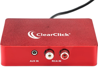 ClearClick Audio to USB 2.0 (Second Generation) - Audio Capture &amp; Live Streaming Device - Input 1/8" 3.5mm Aux AV RCA Audio &amp; Music - USB-C Plug &amp; Play