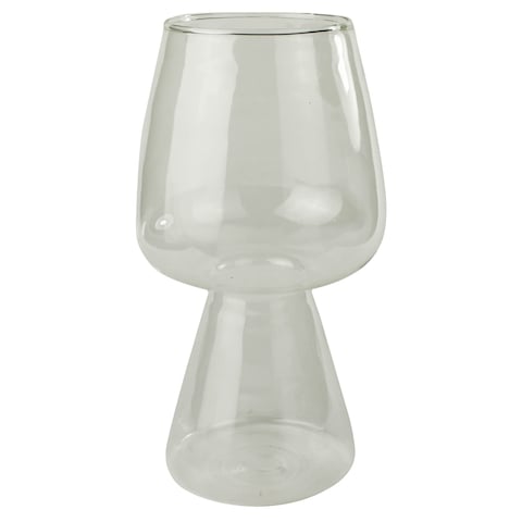 AREOhome HomArt Bulb Decorative Vase, 7.50-inch Height, Glass