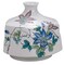 Kutani Japanese Traditional Ceramic Ware Small Desk Flower vase Japanese Ikebana Clematis with Paper Box