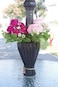 Lidouts Outdoor Hollow Vase for Patio Umbrella Table Flowers Decoration Coffee Shop Restaurant Wedding Camping 2PS Black Vases 1 Flower
