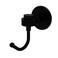 Allied Brass 2020D-BKM Continental Collection Dotted Accents Robe Hook, Matte Black