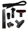 Vacuum Attachments Accessories 1 1/4 inch Vacuum Cleaner Tools Kit Vacuum Dusty Brush with 1 1/4 inch or 1 3/8 inch Standard Hose Adapter