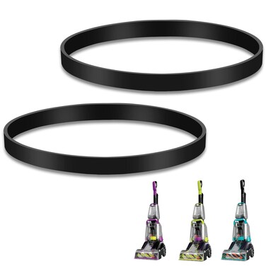 MEROM Vacuum Replacement Belts for Bissell Model 2910, 2190W, 2987, 2806, 28062, 28068, 29878, 29879, Fit PowerForce TurboClean PowerBrush Pet Carpet Cleaner (2 Pack)