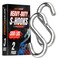 Performore Stainless Steel S Hook, 3 Inch Heavy Duty S Shaped Hooks, Swing S Hooks, Hammock Hooks Hardware, Hanging Kitchenware, for Hanging and Utility Use, 550 Lbs Load Capacity, 2-Pack