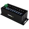 StarTech.com 7-Port USB 3.0 Hub - 5Gbps - Metal Industrial USB-A Hub with ESD Protection &amp; 350W Surge Protection - Din Rail Wall or Desk Mountable - TAA Compliant USB Expander Hub (ST7300USBME)