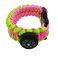 Wristband 64GB USB Flash Drives Thumb Drive pendrives for Travel Companion and Outdoor Sports Lovers (Pink-Yellow)