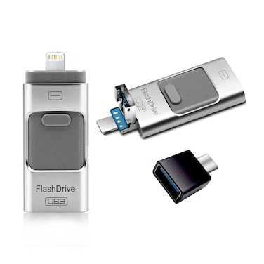 Phoxfer RecovStick FlashDrive 64GB USB Flash Drive for iPhone, Android Phone, PC, MAC, iPad Memory Expansion   Durable USB Thumb Drive   Easy Transfer, Syncing Data Retention USB for iPhone Storage