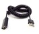 Coiled Spring USB Cable, Qaoquda10FT/3M Spiral Coiled USB 2.0 Male to Female Data Sync &amp; Charge Cable (Black)
